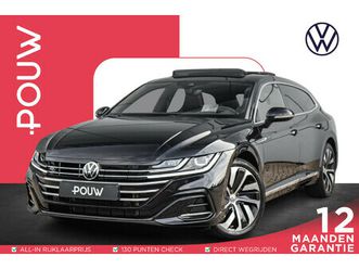volkswagen arteon shooting brake 1.4 tsi 218pk ehybrid r-line business+ | soh 94% | panoramadak | trekhaak | leder | camera