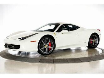 used 2012 ferrari 458 italia coupe plainview ny 11803