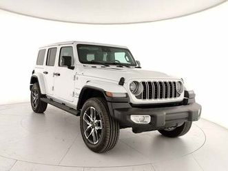 jeep wrangler unlimited 2.0 atx phev sahara 4xe auto nuova a caserta
