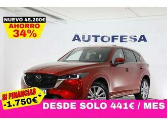 mazda cx-5 2.2 skyactiv-d awd signature 150cv auto 5p # iva deducible, techo ele, navy, cuero