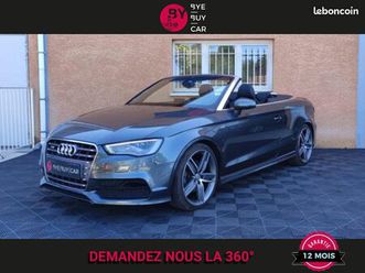 audi a3 cabriolet 1.8 tfsi 180 cv s-line garantie 12 mois