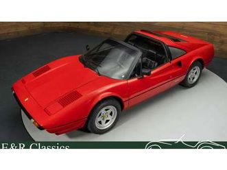 1982 ferrari 308 rouge manuel, 5 vitesses conduite à gauc...