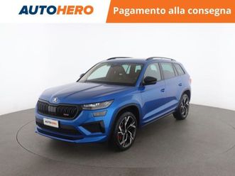 kodiaq 1ª serie kodiaq 2.0 tsi 4x4 dsg 7 posti rs