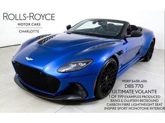 used 2023 aston martin dbs 770 ultimate volante