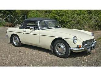 mg b roadster, 1964, old english white, overdrive a vendre