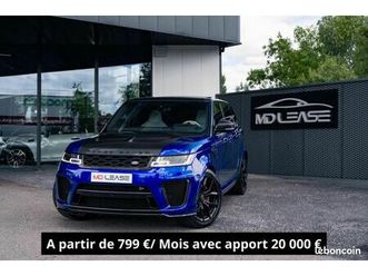land rover range rover sport mark viii v8 supercharged 5.0l 575ch - leasing 639 euros/ mois svr
