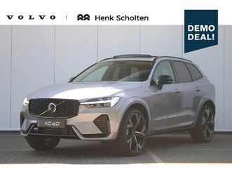 volvo xc60 t6 plug-in hybrid awd plus dark | luchtvering | adaptieve cruise control met pilot assist | panoramadak met schuif/-kantelfunctie | premium audio by 