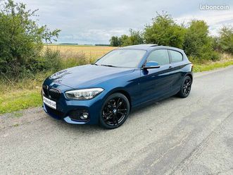 bmw 118i bva packm individual performance toit ouvrant full led carplay wifi gps 16:9 pdc bluetooth ultimate shadow édition
