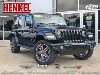 used 2023 jeep wrangler 4xe sahara high altitude