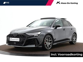 audi rs3 - sportback 2.5 tfsi 400 pk · rs-sportuitlaatsysteem · glazen panoramadak · sonos premium 3d