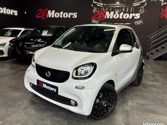 smart fortwo cabriolet 90ch twinamic p/sport•caméra•radars•gps•jantes alu16p•feux led•gps•palettes