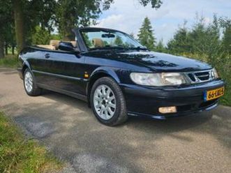 saab 9-3 2.0 t cabrio aut 2000 blauw — saab — marktplaats