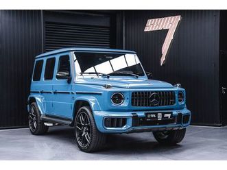 mercedes-benz g63 china blue + prod 2025 + amg night pack ii