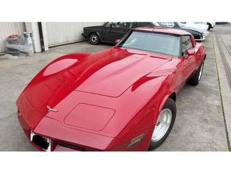 1980 chevrolet corvette rouge automatique, 3 vitesses con...