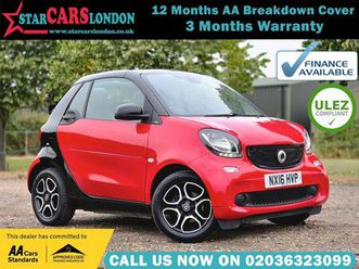 2016 smart fortwo 1.0 prime (70bhp) (start/stop) cabriolet twinamic