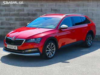 škoda superb, scout 140kw 4x4 webasto-tz-čr
