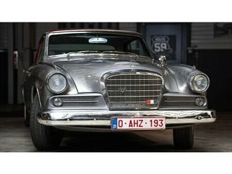 1963 studebaker gran turismo hawk gris automatique, 3 vit...
