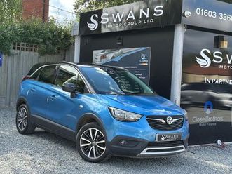 vauxhall crossland x 2017 vauxhall crossland x 1.6 turbo d elite nav diesel manual 5 door hatchback blue