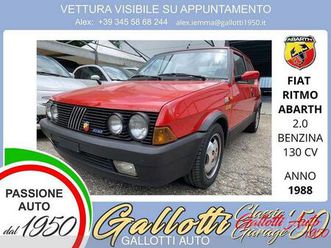 fiat ritmo fiat ritmo abarth 2.0 benzina 130cv