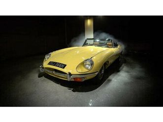 1970 jaguar e-type jaune manuel, 4 vitesses conduite à dr...