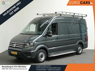 volkswagen crafter 30 2.0 tdi l3h3 highline trekhaak apple carplay navigatie cruise control camera mf stuurwiel imperiaal + trap
