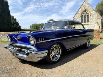 chevrolet belair 2dr sport coupe restomod 1957
