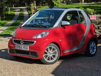 2012 smart fortwo 1.0 passion (71bhp) cabriolet softouch