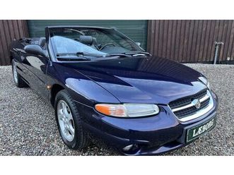 chrysler stratus 2,5 lx convertible