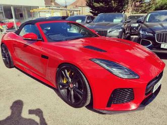 2017 67 jaguar f-type 5.0 v8 svr convertible 2dr petrol auto awd euro 6 (s/s) (5