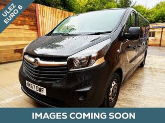 2017 vauxhall vivaro 1.6cdti 2900 l2h1 (95ps)(eu6) (start/stop) 9 seats combi