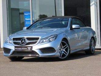 2015 mercedes-benz e class 3.0 e350d v6 bluetec amg line cabriolet 2dr diesel g-tronic+ euro 6 (s...