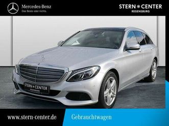 mercedes-benz c 300 h t-modell exclusive+pano+led+burmester+++