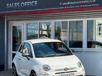 2018 fiat 500 1.2 s hatchback 3dr petrol manual euro 6 (start/stop) (69 bhp) hatchback petrol manual