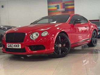 2013 63 bentley continental 4.0 v8 gt coupe 2dr petrol auto 4wd euro 5 (507 ps)
