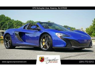 used 2015 mclaren 650s spider convertible 2d