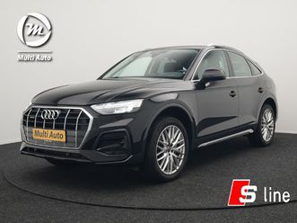 audi q5 sportback 50 tfsi e s line plug in hybrid 299pk dealer o.h phev | adaptive cruise | head up | bang & olufsen | alcantara sportstoelen memory | keyless |