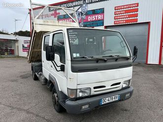 nissan cabstar 3.0l benne double cabine 11/2001 213000kms vente en l'etat 5900