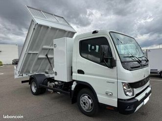 mitsubishi canter fuso benne 3c15 150cv 3l acier jpm 3m coffre
