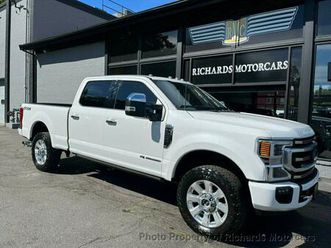used 2022 ford f-250 platinum