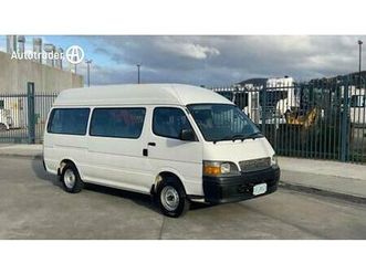 2002 toyota hiace commuter for sale $11,990