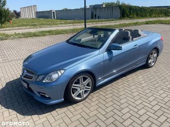 mercedes-benz klasa e 350 cgi cabrio blueefficiency 7g-tronic prime edition