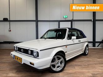volkswagen golf cabriolet - 1.8 - unieke staat - ned. auto met nap