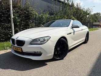 bmw 6-serie cabrio - 640i high executive / automaat / leer / navi / cruise