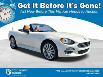 used 2020 fiat 124 spider lusso w/ convenience group stonecrest ga 30038