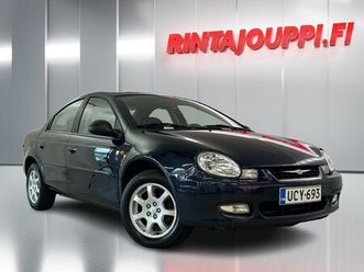 chrysler neon 2,0 a4 lx - 14 päivän palautusoikeus - lu00d6ytu00d6! 1. omistajalta! juuri huollettu! lohko, nahat, vakkari, ilmastointi, metalliväri