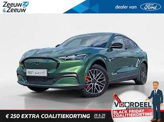 ford mustang mach-e extended premium rwd 88 kwh | technology pack + | b&o audio | el. vert. bestuurdersstoel+memorie | full led | 360camera | adaptive cruisecon