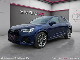 audi q3 q3 35 tfsi 150 ch s tronic 7 s line black edition garantie constructeur