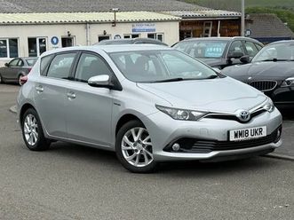 toyota auris 1.8 vvt-h icon tech hatchback 5dr petrol hybrid cvt euro 6 (s/s) (136 ps) hatchback 2018, 73484 miles, £10995 - 32724218 - exchangeandmart.co.uk