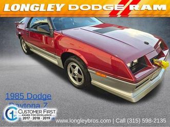 used 1985 dodge daytona turbo z