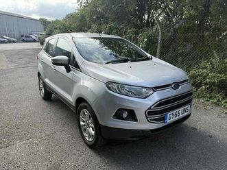 2015 ford ecosport 1.0 ecoboost zetec 5dr hatchback petrol manual